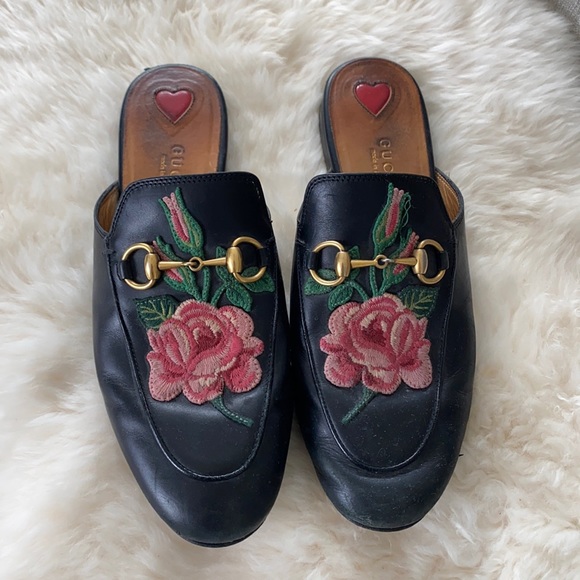 Gucci Princetown Mules - Picture 2 of 6